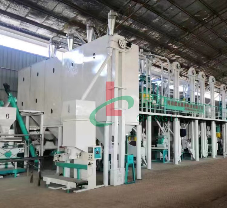 100噸玉米粉加工設備在安哥拉正常運行